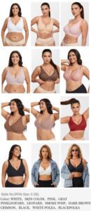 Cross-border large cup deep V bra